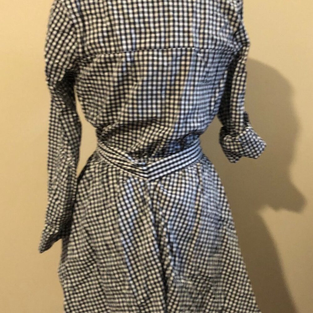 Black & White Checkered Swing Dress - Picture 3 of 10